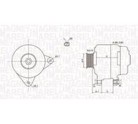 MAGNETI MARELLI 063731921010 Alternatore