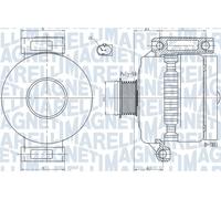 MAGNETI MARELLI 063731923010 Alternatore per FORD