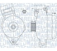 Generatore di corrente rotante MAGNETI MARELLI 063731925010