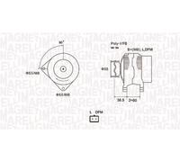 MAGNETI MARELLI 063731933010 - Alternatore