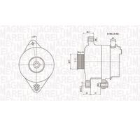 Magneti Marelli 063731949010 Alternatore Toyota Aygo, C