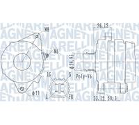 MAGNETI MARELLI 063732027010 Alternatore per TOYOTA