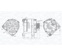 MAGNETI MARELLI 063732041010 Alternatore
