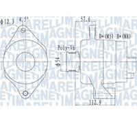 MAGNETI MARELLI 063732050010 Alternatore per ALFA ROMEO,FIAT,LANCIA,OPEL