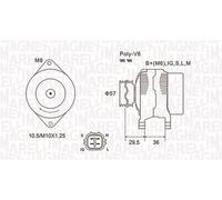 Magneti Marelli 063732102010 Alternatore Toyota