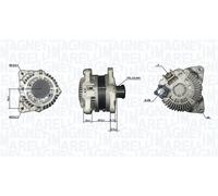 MAGNETI MARELLI 063732186010 Alternatore