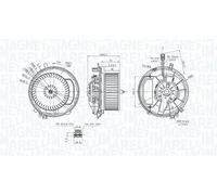 MAGNETI MARELLI 069412245010 Elettromotore ventola abitacolo