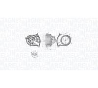 MAGNETI MARELLI 069412767010 Ventilatore abitacolo per RENAULT