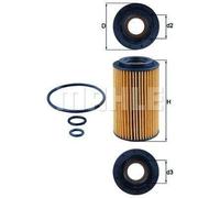 MAHLE Filtro olio OX153/7D2