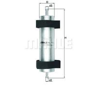 Filtro carburante KNECHT KL 916