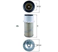 MAHLE ORIGINAL LX 14 Filtro aria per DEUTZ-FAHR AGROKID