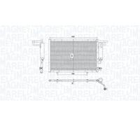 Magneti Marelli Condensatore climatizzatore 350203754000 per Ford Fiesta VI/B-Max