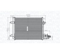 MAGNETI MARELLI 350203815000 condensatore climatizzatore con essiccatore