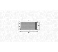 MAGNETI MARELLI 350203882000 condensatore climatizzatore con essiccatore