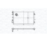 MAGNETI MARELLI 350213167900 Radiatore, Raffreddamento motore per AUDI,SEAT,SKOD