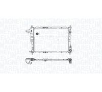 Magneti Marelli Radiatore motore 350213177900 per Chevrolet Matiz/Spark 0.8/1.0/1.2 318x458x23 mm