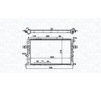 MAGNETI MARELLI 350213192300 Radiatore motore