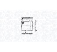 MAGNETI MARELLI 350213213500 Radiatore, Raffreddamento motore per NISSAN