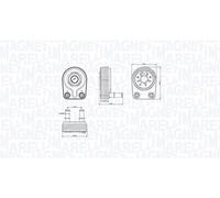 Radiatore olio, Olio motore MAGNETI MARELLI 350300001400 per PUNTO 1.9 1999-2012