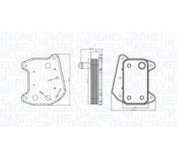 Radiatore olio motore Alluminio 350300001700 MAGNETI MARELLI per MERCEDES-BENZ
