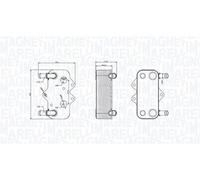 MAGNETI MARELLI 350300002100 Radiatore olio motore