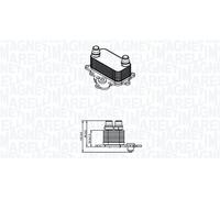MAGNETI MARELLI 350300004700 Radiatore olio, Olio motore per ALFA ROMEO,FIAT