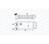 MAGNETI MARELLI 351319204920 Intercooler adatto per PEUGEOT 3008 (0U) 308 CC