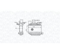 Radiatore intercooler 351319205310 MAGNETI MARELLI per TOYOTA AVENSIS VERSO
