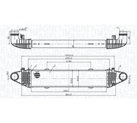 MAGNETI MARELLI 351319206250 Intercooler per MERCEDES-BENZ