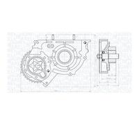 MAGNETI MARELLI 351516000004 Pompa olio per OPEL,VAUXHALL