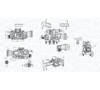 MAGNETI MARELLI 352317005080 Termostato motore 92°C