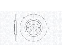 MAGNETI MARELLI 360406040900 Disco freno