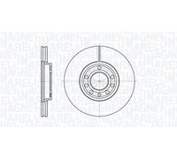 MAGNETI MARELLI disco freno 361302040154 ventilato diametro 285 spessore 25 mm 5 fori