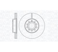 MAGNETI MARELLI 361302040158 - Disco freno singolo anteriore ventilato MBD0158