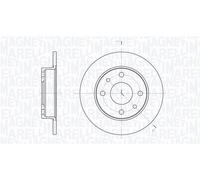 MAGNETI MARELLI 361302040169 Disco freno per ABARTH,ALFA ROMEO,FIAT,FORD,LANCIA,