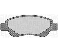 MAGNETI MARELLI 363916060172 Kit pastiglie freno, Freno a disco per CITROËN,GEEL