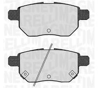 MAGNETI MARELLI 363916060629 Kit pastiglie freno, Freno a disco per ASTON MARTIN