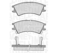 MAGNETI MARELLI 363916060800 Kit pastiglie freno, Freno a disco per HYUNDAI