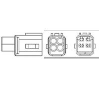 Sonda lambda riscaldato 466016355027 MAGNETI MARELLI per PEUGEOT TOYOTA CITROËN