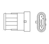 Magneti Marelli 466016355049 Sonda Lambda Alfa Romeo/F