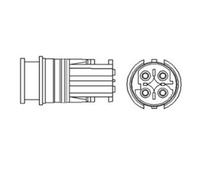 Magneti Marelli 466016355123 Sonda Lambda per BMW 3er E90 E91 1er E87 X3 E83