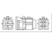 Magneti Marelli Sonda lambda 466016355156 riscaldata per Hyundai Kia