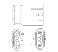 MAGNETI MARELLI 466016355167 Sonda lambda per ALFA ROMEO,FIAT,LANCIA