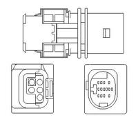 MAGNETI MARELLI Sonda lambda 466016355168 riscaldato 400mm Compatibilità con PEUGEOT 207 WA, WC 208 I Hatchback CA, CC 2008 Station Wagon CU 3008 0U, RENAULT Megane III Hatchback BZ0/1