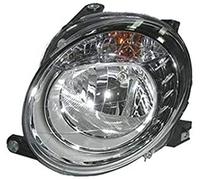 FARO SINISTRO SUPERIORE H7 PARABOLA CROMATA PER FIAT 500 07> MARELLI
