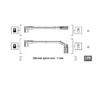 Magneti Marelli Kit Cavi Accensio685 - Kit Cavi Accens Msk632