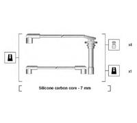 MAGNETI MARELLI 941295030852 Kit cavi accensione per NISSAN