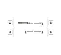 MAGNETI MARELLI 941319170050 Kit cavi accensione per BMW