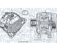 MAGNETI MARELLI Alternatore FORD 1,5 1,6 1704768 30659389 1889286 31285658