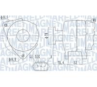 MAGNETI MARELLI Alternatore FORD 1,8 1352130 1464564 1496231 1708384